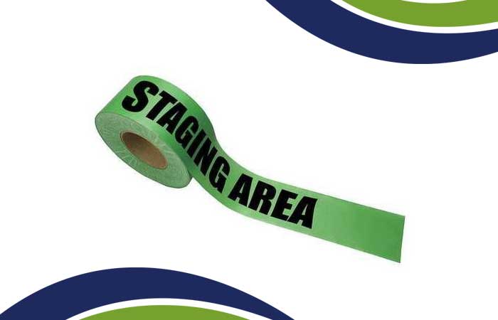 Green Barricade Tape